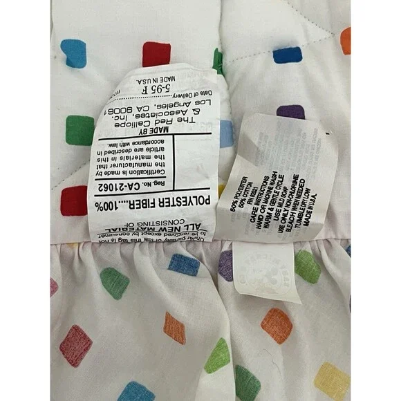 Disney Babies Mickey Mouse Balloons primary colors  Crib Sized Blanket Comforter - Picture 9 of 16